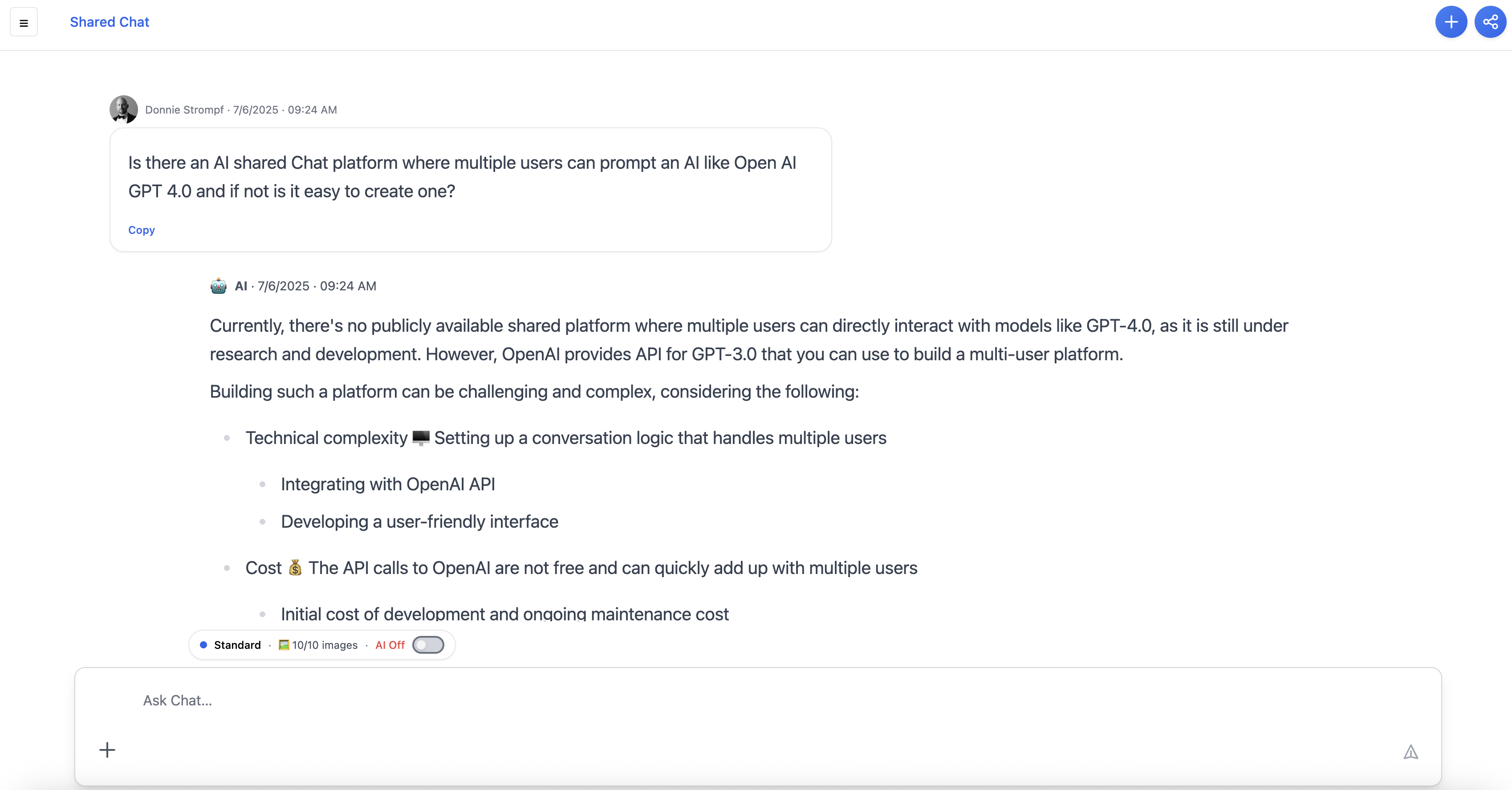 SharedChat.ai interface showing multiple AI models, Smart Router, Cross-Check, and team collaboration features